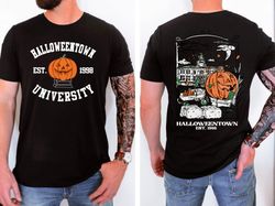 Vintage Halloweentown 1998 Shirt  2-Sided Halloweentown University Design  Fall Halloween Costume Tee