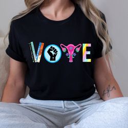Vote TShirt Banned Books Shirt, Reproductive Rights Tee, BLM Shirts, Political Activism Shirt, Pro Roe V Wade, Election