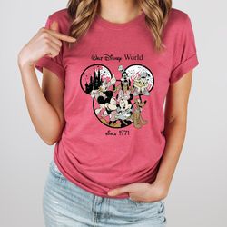 Retro Vintage Walt Disney World Est 1971 Shirt,Mickey and Friend Shirt,Disneyworld Est 1971 Shirt,Disney Family Shirt,Di