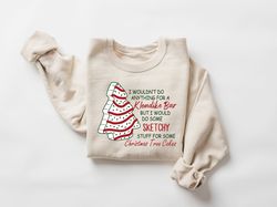 Christmas Tree Cake Sweatshirt, Cake Christmas Shirt, Christmas Crewneck, Christmas Gifts, Xmas Cake Shirt, Klondike Bar