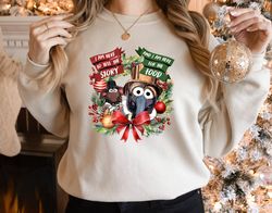 Gonzo Rizzo The Muppet Christmas Sweatshirt, Im Here For The Food Story Sweater, Christmas Muppet Show Shirt, Christmas