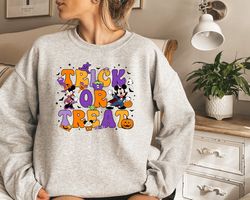 Halloween Disney Trick or Treat Shirt, Halloween Mickey Shirt, Funny Halloween Disneyland Shirt, Disney Halloween Trip S