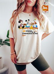 Happy Thanksgiving Disney Shirt, Fall Mickey Shirt, Disneyland Fall T-shirt, Mickey and Friends Thanksgiving Shirt, Disn