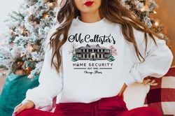 McCallister Home Security Sweatshirt, Christmas Vacation Sweatshirt, Christmas Movie Sweater, Christmas Gifts, Funny Chr