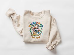 Mickey and Co Est 1928 Disney Christmas Sweatshirt, Mickey and Friends Christmas Sweater, Christmas Cartoon Kids Shirt,