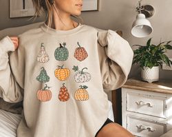 Retro Pumpkins Shirt, Pumpkin Spice Shirt, Pumpkin Crewneck, Pumpkin Patch Shirt, Thanksgiving Gifts, Thanksgiving Pumpk