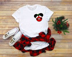 Christmas Minnie Shirt, Disney Shirt, Mickey Santa Clause, Mickey Shirt, Holiday T shirt, Disney Christmas shirt, Minnie