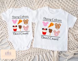 Disney Calories Dont Count tshirt , Disney Family and couple tshirt, Disney youth and toddler tshirt, Disney matching sh