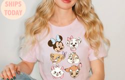 Disney Dalmatian shirt, Minnie mouse shirt, Chipmunk shirt, Nala shirt, bambi shirt, aristocat shirt, girl shirt 1