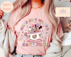 Disney Minnie Daisy Summer Shirt, Girls Just Wanna Have Sun, Disney Besties Shirt, Disneyworld Shirt, Disney Summer Shir