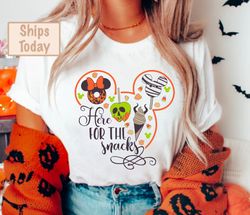 Magical Halloween Shirt, I am Here for the Snacks Shirt, Halloween Mouse Ears Balloons, Retro Halloween Shirt 2