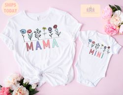 Mama and Mini Matching Shirts, Mama and Mini T-Shirt, Mother Daughter Shirts, Mothers Day Shirt, Mommy and Me Shirt