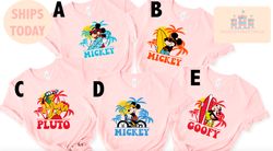 Mickey Summer Beach Shirt, Disney Summer, Shirt, Mickey Summer Shirt, Mickey Mouse Beach Boys Shirt, Mickey Surfing Shir