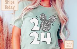 New Years Disney Shirt, Happy New Years 2024, Retro Disney Family New Years Shirt, Disneyworld New Years Shirt, Disneyla