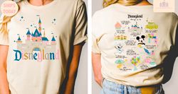 Retro Mickey And Friends Disneyland Est 1955 T-shirt, Disneyland Shirt, 2023 Family Vacation Shirt, Magic Kingdom, Minni