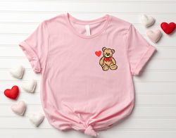 Cute Bear Valentine Shirt, Teddy Bear Valentines Shirt, Funny Valentines Day Shirt, Mom Valentines Day Shirt, Teacher Va