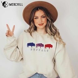 Cute Buffalo Sweatshirt Buffalo Bills Football - Happy Place for Music Lovers