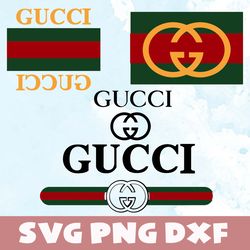 Gucci logosvg, png, dxf, Gucci logo bundle Vinyl Cut File, Png