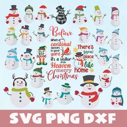 Snowman svg,png,dxf, Snowman bundle svg,png,dxf,Vinyl Cut File, Png, cricut