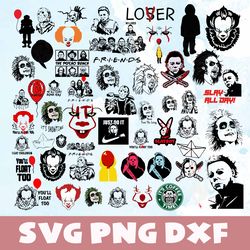 Horror Movies svg,png,dxf ,Horror Movies bundle svg,png,dxf,halloween bundle svg,png,dxf,Vinyl Cut File,Png, cricut