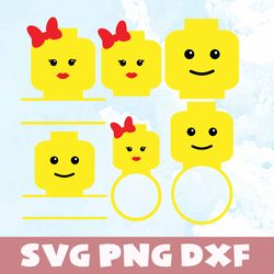 Lego girl svg,png,dxf , Lego girl bundle svg,png,dxf,Vinyl Cut File,Png, cricut