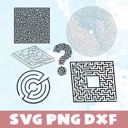 Maze svg,png,dxf , Maze bundle svg,png,dxf,Vinyl Cut File,Png, cricut