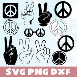 Peace sign svg,png,dxf , Peace sign bundle svg, png,dxf,Vinyl Cut File,Png, cricut