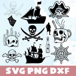 Pirate svg,png,dxf , Pirate bundle svg, png,dxf,Vinyl Cut File,Png, cricut