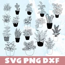 Plant svg,png,dxf , Plant bundle svg, png,dxf,Vinyl Cut File,Png, cricut
