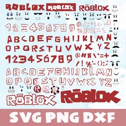 Roblox alphabet game show svg,png,dxf, Roblox alphabet game show show bundle svg, png,dxf,Vinyl Cut File,Png, cricut