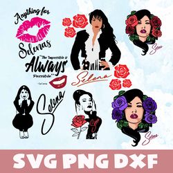 Selena quintanilla svg,png,dxf, Selena quintanilla bundle2 svg, png,dxf,Vinyl Cut File,Png, cricut