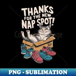 cat box - modern sublimation png file