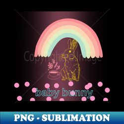 bunny baby - decorative sublimation png file