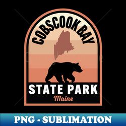 cobscook bay state park me bear - unique sublimation png download