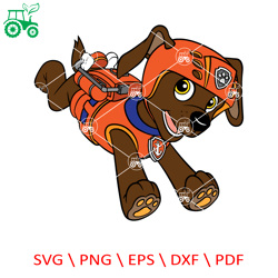Zuma Patrol svg, Paw patrol Clipart, Cartoon Paw Svg, Dog Patrol Svg, Digital Download