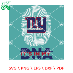 Its In My DNA New York Giants Svg, Sport Svg, New York Giants Svg