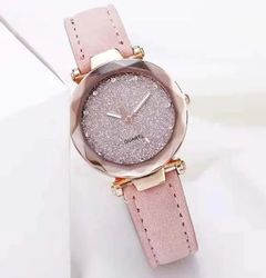 Ladies Watch Leather Band Watch