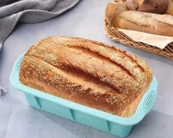 Silicone Cake Baking Mould Set High-temperature Resistant Oven Baking Plate Cake Bread Toast Pan Kitchen Muffin Baking M