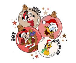 mickey fiends christmas balls png, disney friends christmas png