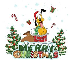 Pluto Xmas Png, Merry Mickey Christmas Png Magic