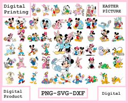 Disney Easter Svg Png, Mickey Easter png svg Bundle, Easter svg cut files for Cricut Silhouette