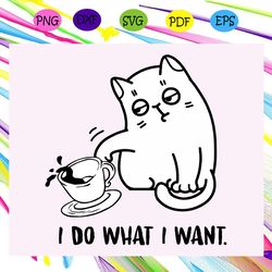 i do what i want cat svg