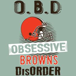 OBD Cleveland Browns Obsessive Disorder Svg