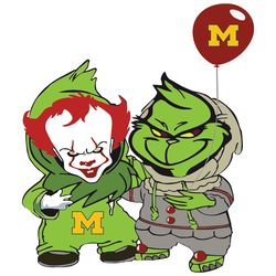 Georgie And Grinch Michigan Wolverines Svg