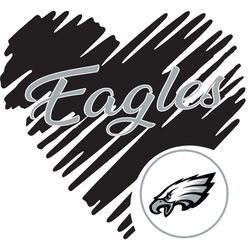 Heart Philadelphia Eagles Svg