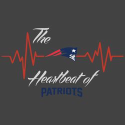 The New England Heartbeat Of Patriots Svg