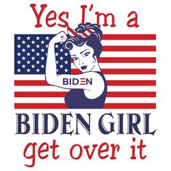 Yes I m a Joe Biden girl  SVG