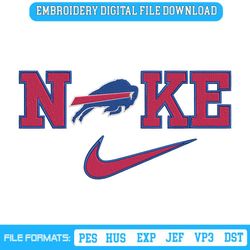 Nike Buffalo Bills Swoosh Embroidery Design Download