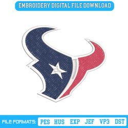 Houston Texans Logo NFL Embroidery Design Download