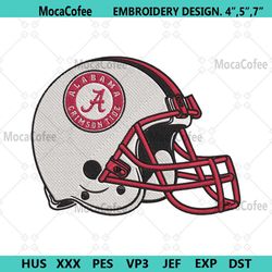 Alabama Crimson Tide Helmet Embroidery Design File